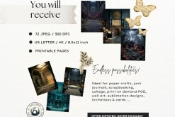 Ars Goetia Dark Fantasy Backdrop Set