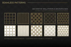 Art Deco Seamless Patterns Vol 1