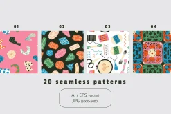 Art & Craft Bundle elements patterns