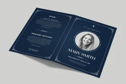 Art Deco Funeral Template