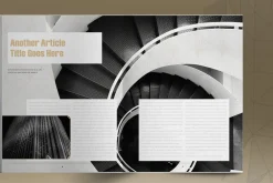 Art Deco Style Brochure