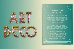 Art Deco Type Effects | Illustrator