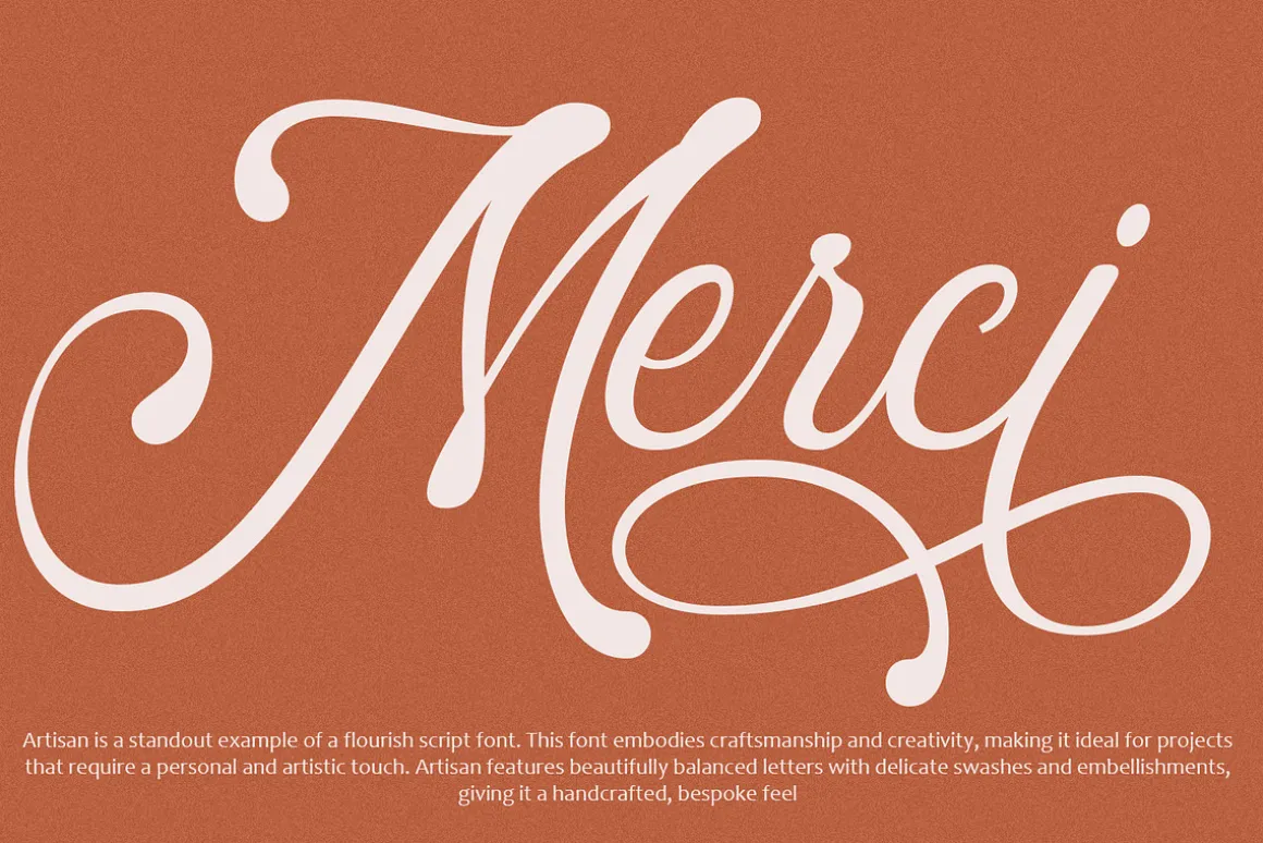 Artisan - Flourish Script Font