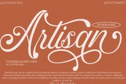 Artisan - Flourish Script Font