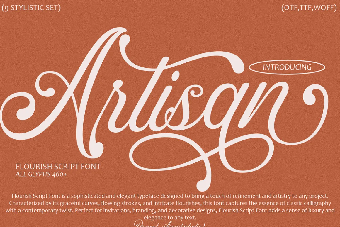Artisan - Flourish Script Font