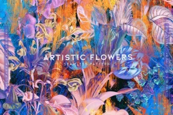 Artistic Flowers Wallpaper