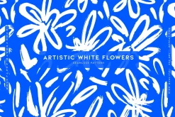 Artistic White Flowers