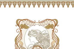Art Nouveau Label Frames Collection