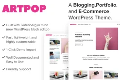 Artpop WordPress Theme