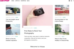 Artpop WordPress Theme