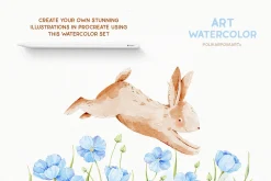 Art Watercolor - Brushes & Canvases