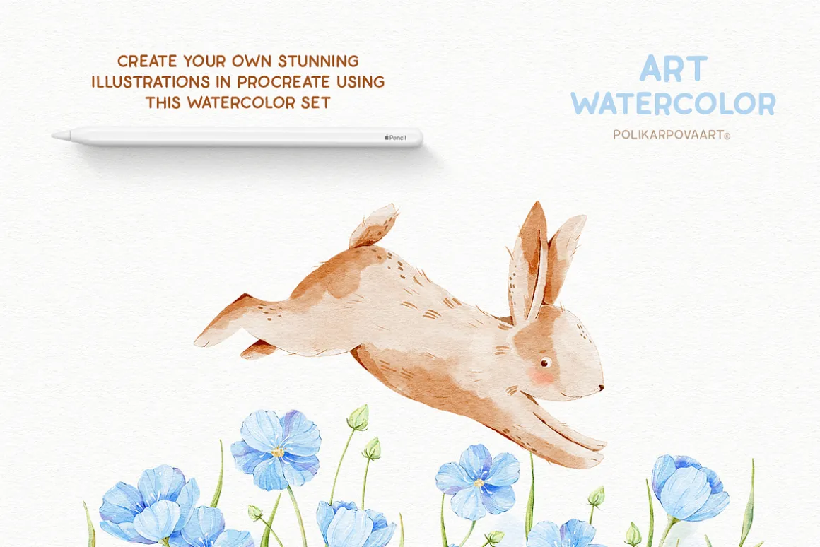 Art Watercolor - Brushes & Canvases