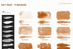 Art Watercolor - Brushes & Canvases