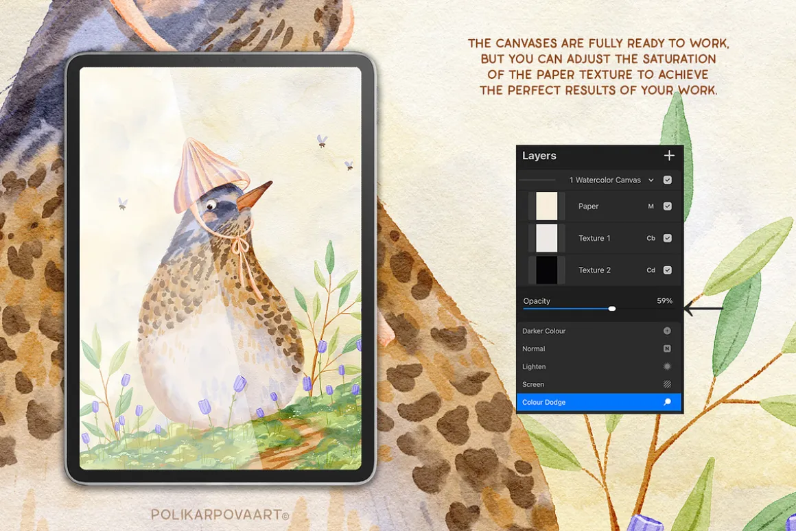 Art Watercolor - Brushes & Canvases
