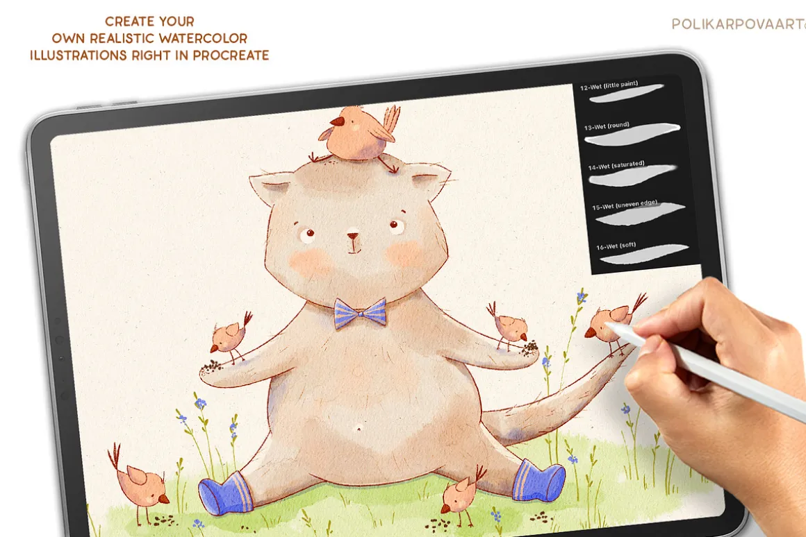 Art Watercolor - Brushes & Canvases