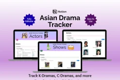 Asian Drama Tracker - Notion