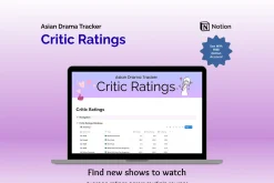 Asian Drama Tracker - Notion