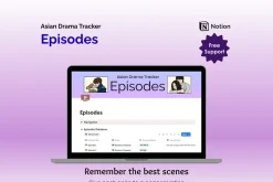 Asian Drama Tracker - Notion