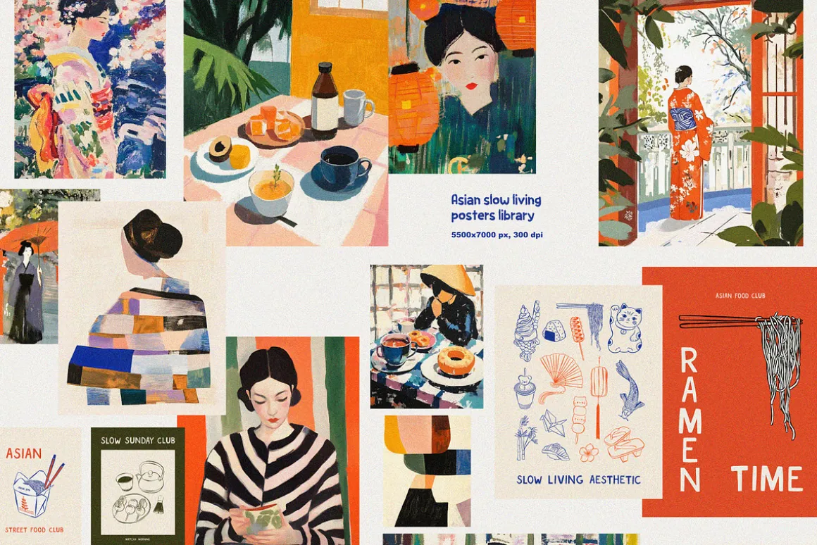 Asian Slow Living aesthetic