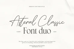 Asteral Classic Font Duo