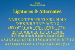 Asteria - Retro Display Font