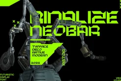 ASTOR - Futuristic Display Font