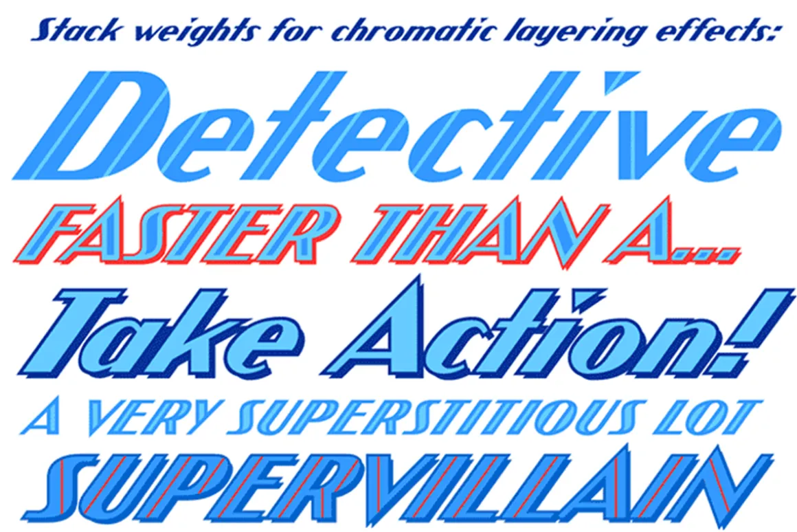 Atomic Wedgie - Art Deco comic font