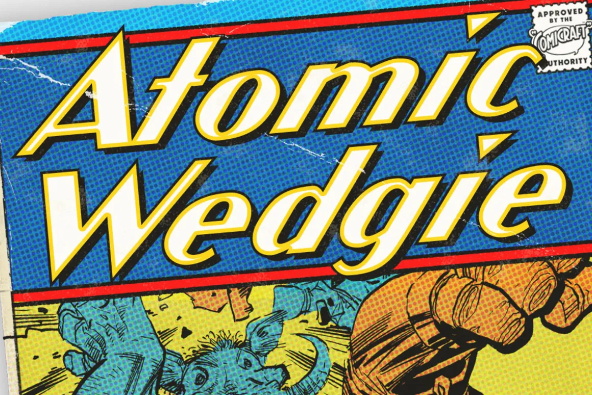 Atomic Wedgie - Art Deco comic font