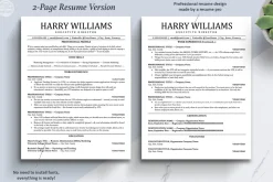 ATS Friendly Resume Design Bundle