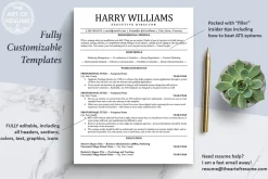 ATS Friendly Resume Design Bundle