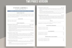 ATS friendly Resume Template word
