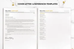 ATS Friendly Resume Template Gold
