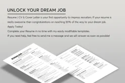 ATS Resume CV Word & Google Docs 59