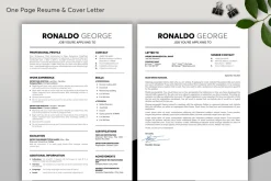 ATS Resume CV Word & Google Docs 59