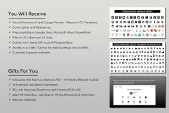 ATS Resume CV Word & Google Docs 59