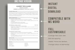 ATS Resume Template / CV Template