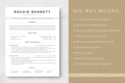 ATS Resume Template - Rockie