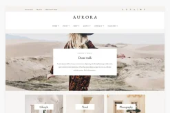 Aurora - WordPress Blog & Shop Theme