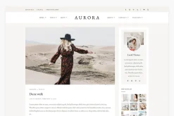 Aurora - WordPress Blog & Shop Theme