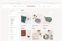 Aurora - WordPress Blog & Shop Theme