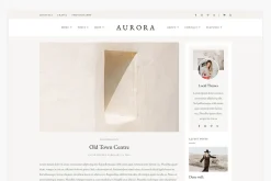 Aurora - WordPress Blog & Shop Theme