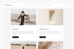 Aurora - WordPress Blog & Shop Theme