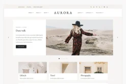 Aurora - WordPress Blog & Shop Theme