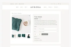 Aurora - WordPress Blog & Shop Theme