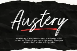 Austery - Brush Script Font