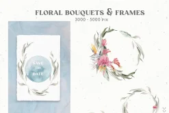 Australia Animals & Flora Watercolor