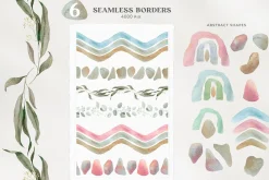 Australia Animals & Flora Watercolor