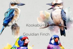 Australian Native Birds Clipart