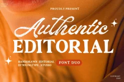 Authentic Editorial - Font Duo