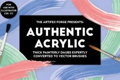 Authentic Acrylic Brushes